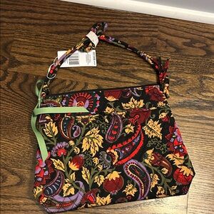 Vera Bradley Original Hipster Midnight Garden Paisley